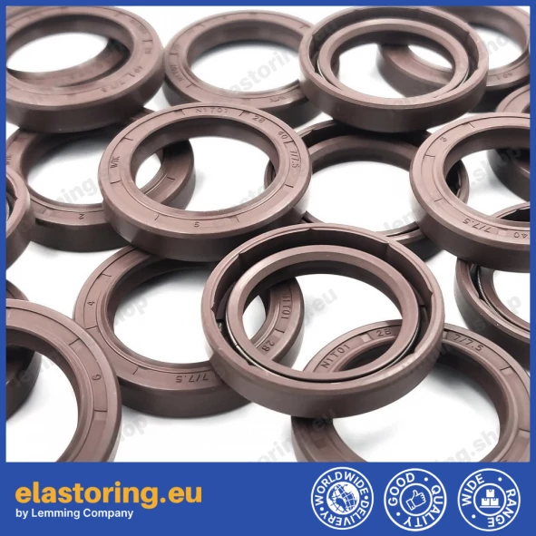 Pressure oil seal 28x40x7/7,5 N1T01 FPM [BABSL]